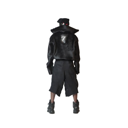 LORD "Obsidian" Padded Jean Shorts
