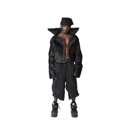 LORD "Obsidian" Padded Jean Shorts